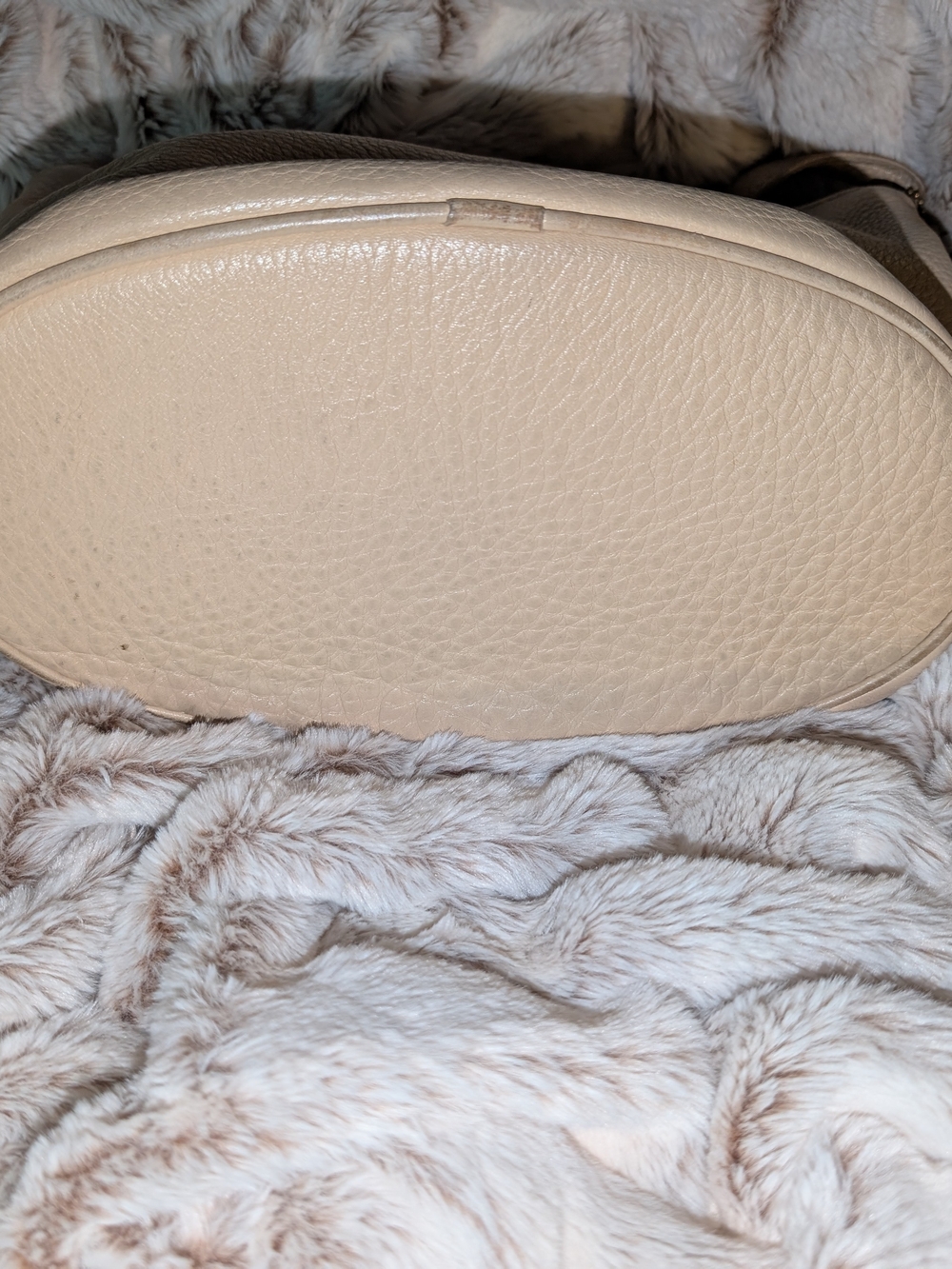Vintage Coach Bone pebbled leather Sonoma Flap Messenger crossbody 2005 K5M-4903 - Picture 6 of 7